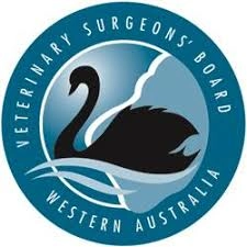 Veterinary Surgeons Board WA Logo - XCura Mobile Vet Veterinary Surgeons Board of Western Australia logo with black swan emblem